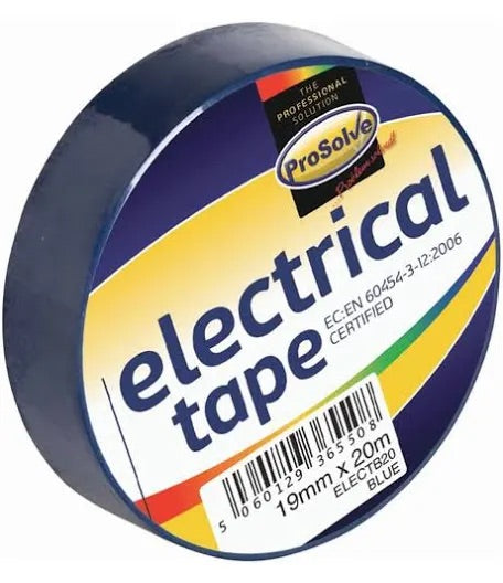 ELECTRICAL TAPE BLUE 19MM X 20M ELECTB20 - Hardscape Supplies Co