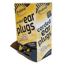 ProSolve Ear Plugs Corded 37 SNR PVEPLUGC36 - Hardscape Supplies Co