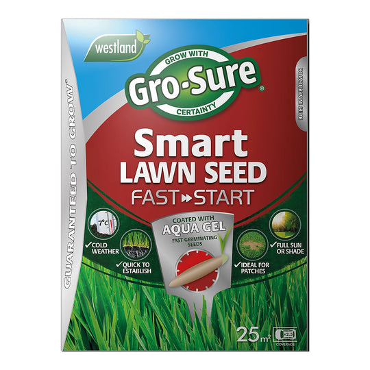 Gro-Sure Smart Lawn Seed Fast Start 25m2 Box - Hardscape Supplies Co
