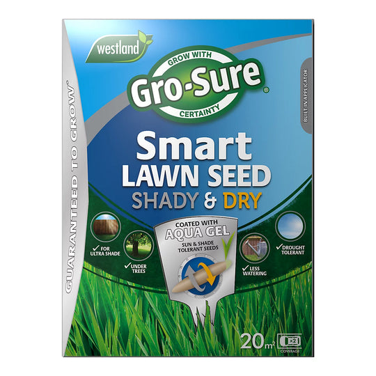 Gro-Sure Smart Lawn Seed Shady & Dry 20m2 Box - Hardscape Supplies Co