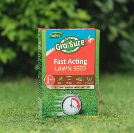 Gro-Sure Fast Acting Lawn Seed 10m2 Box - Hardscape Supplies Co