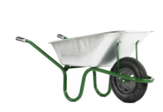 Haemmerlin ULTIMATE Galv 120L Wheel Barrow - Hardscape Supplies Co