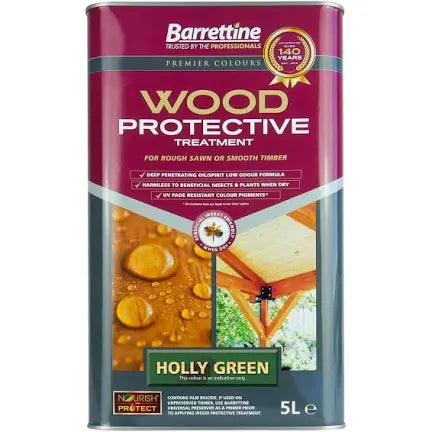 Nourish & Protect wood   Treatment Holly Green