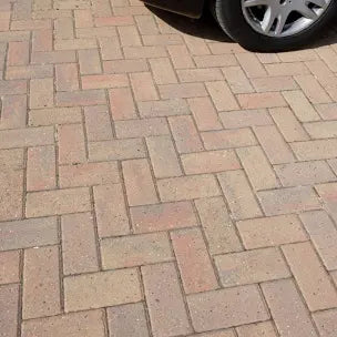 Driveway Blocks 60mm  Autumn Mix, Brindle, Bracken, Ash, Charcoal, Red, Buff, Carbon Black, Silver Grey