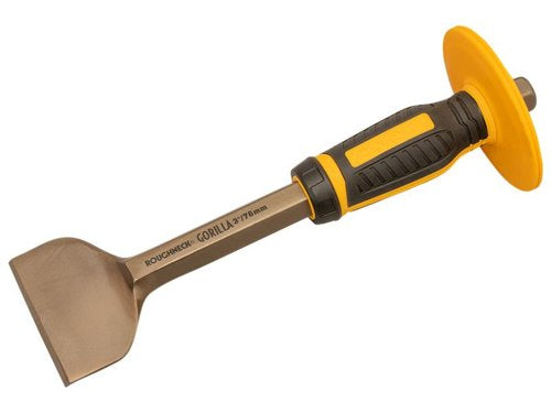 Roughneck® Gorilla Brick Bolster with Non-Slip Hand Guard 102x279mm/4x11" - Hardscape Supplies Co