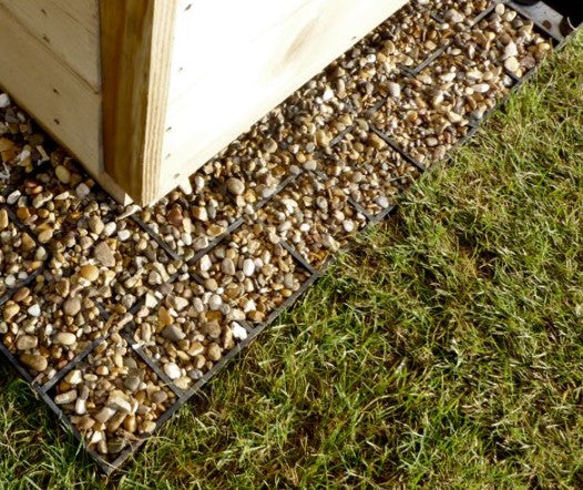 Shed Base GRAVEL GRIDS ONLY: 1.92m x 1.44m (Suitable for 6x4 Shed) - Hardscape Supplies Co