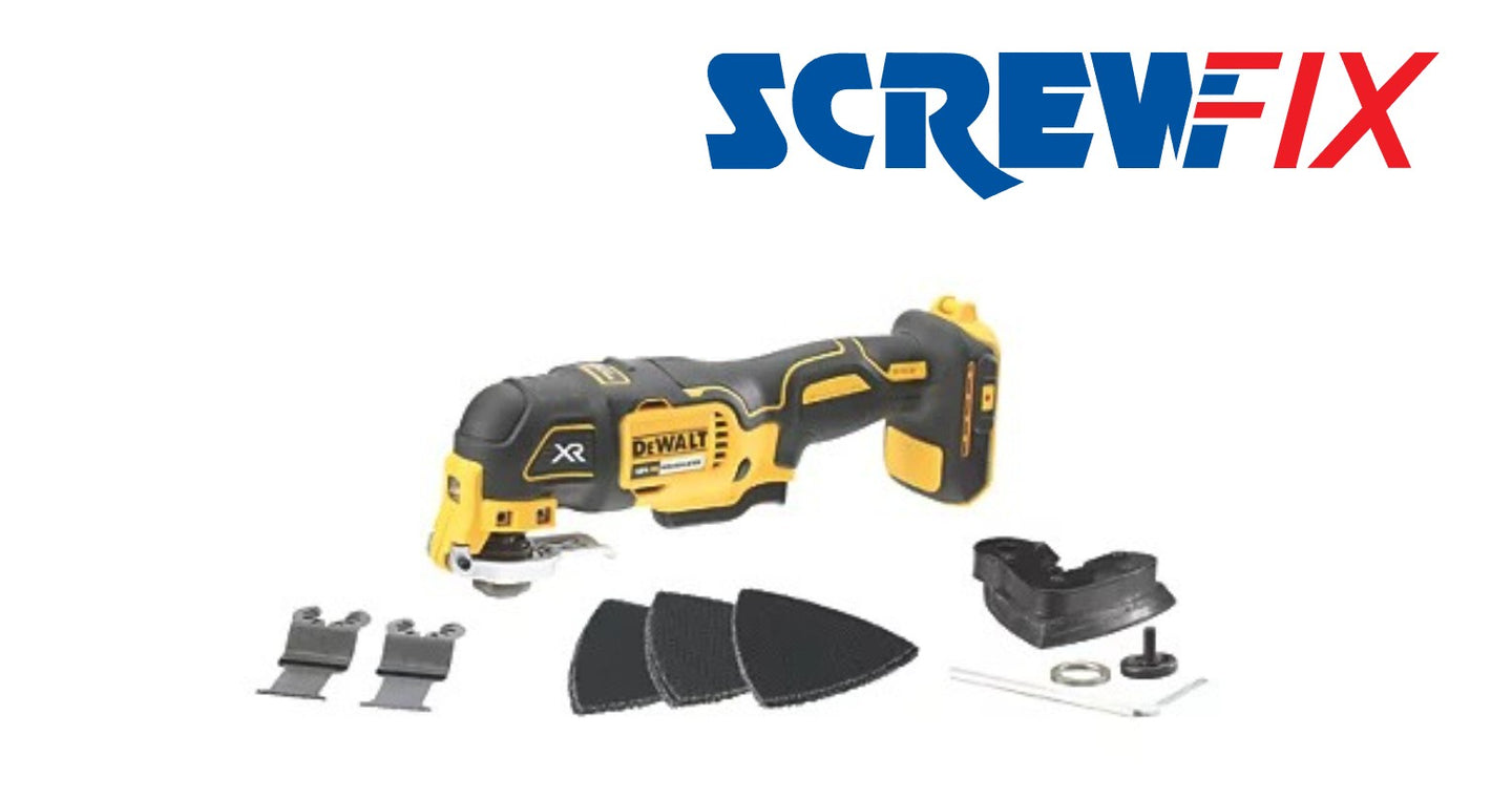 DEWALT DCS355N-XJ 18V Li-Ion XR Brushless Cordless Oscillating Multi-Tool - Bare Screwfix - Hardscape Supplies Co