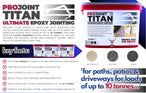 TITAN™ SEMI MIXED 2 PART EPOXY JOINTING COMPOUND UP TO 10T WEIGHT LOADING - Hardscape Supplies Co