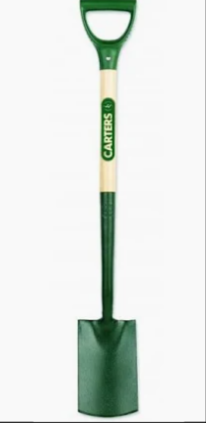 Carters Boarder Spade S/S Ash Ergo PYD  Lacqured - Hardscape Supplies Co