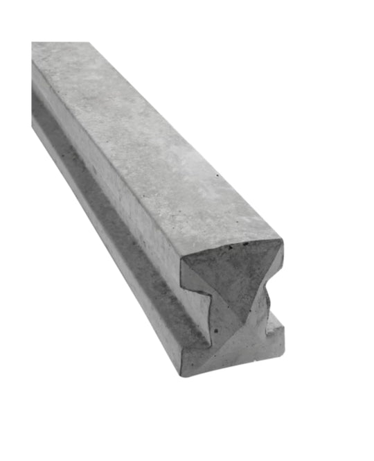 Concrete Timber Fence Panel Slotted Inter - Hardscape Supplies Co