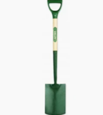 Carters Garden Spade S/S Ash ERGO PYD Lacqured - Hardscape Supplies Co