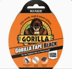 GORILLA  GORILLA TAPE BLACK 11M          3044001 - Hardscape Supplies Co
