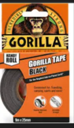 GORILLA  GORILLA TAPE HANDY ROLL 25MM X 9.14M - Hardscape Supplies Co