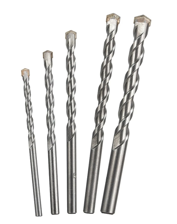 Masonry Straighy Shank Drill Bit 4mm to 14mm, 85mm to 150mm - Hardscape Supplies Co